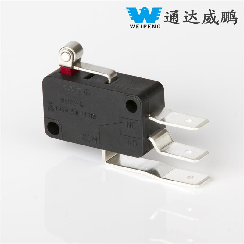 16A 3-stifts självåterställande Silverkontakt Dammtät industriell utrustning Micro Switch