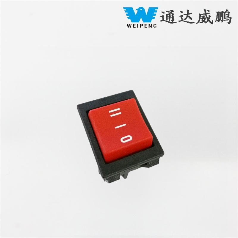 6-stifts 3-positions dubbel återställning 16A högströmsbrytare