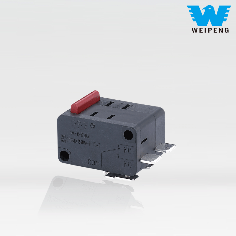 Dubbelverkande / Dpdt / Roller Spak kombinerad mikrobrytare