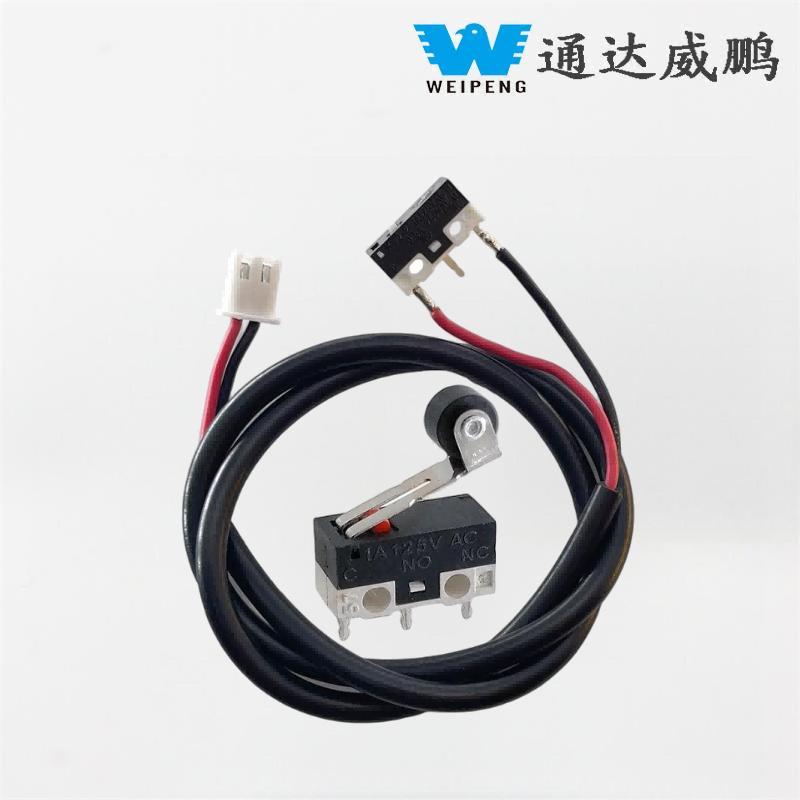 Slitstark mikrobrytare med presspassning och lödflikar