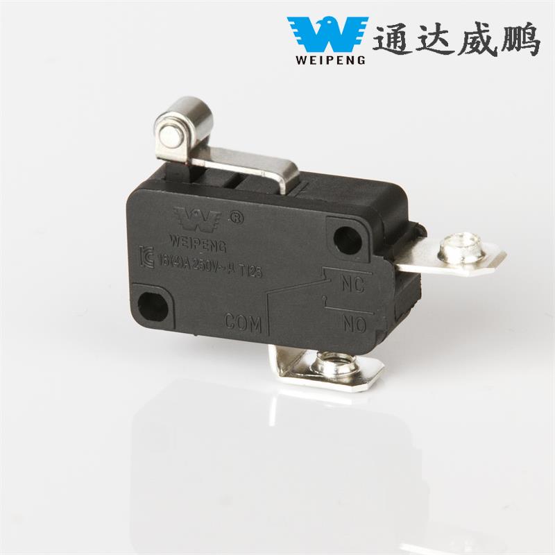 Fabriksförsäljning 16A Micro Switch Kort Roller Micro Switch