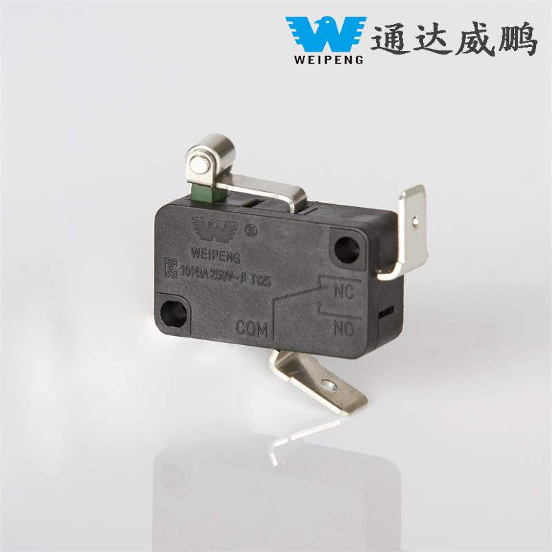 Fabriksförsäljning 16A Micro Switch Kort Spak Roller Travel Micro Switch