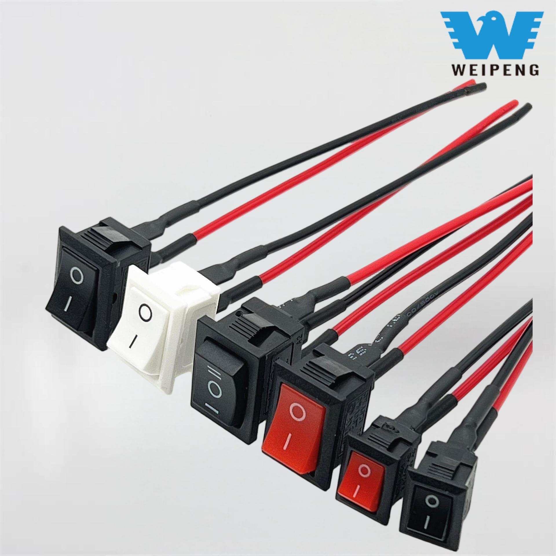 Kcd1 Ship-Type Switch 21*15 Lödterminal med tråd