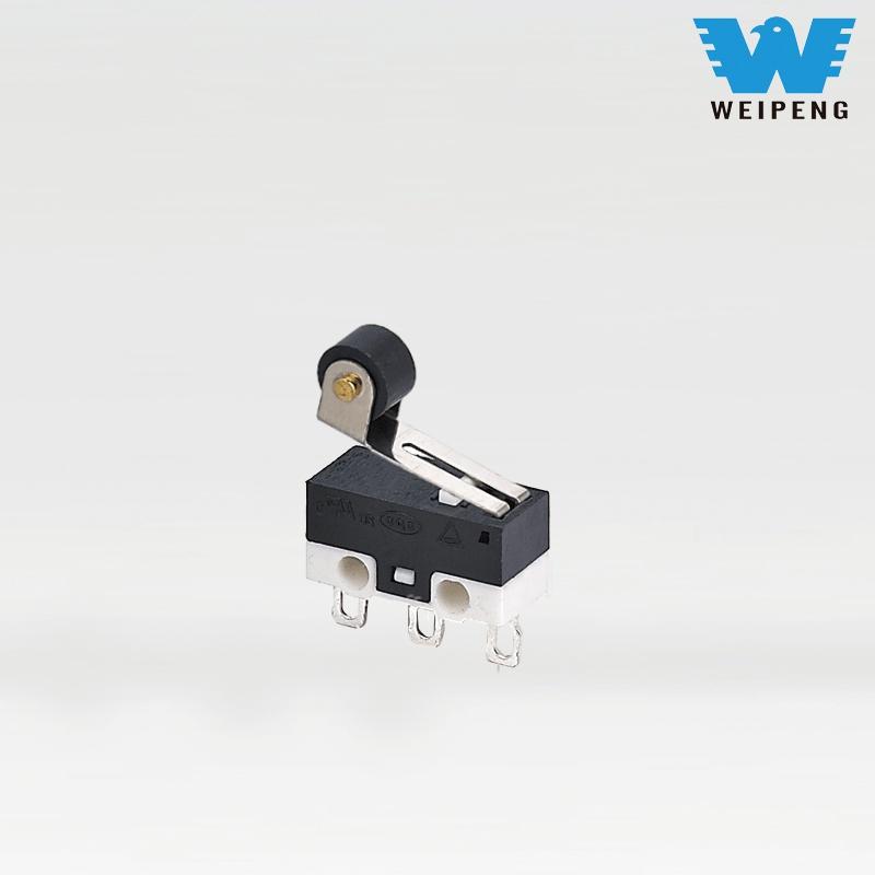 Mikrostativ musklicksbrytare med raka och böjda stift