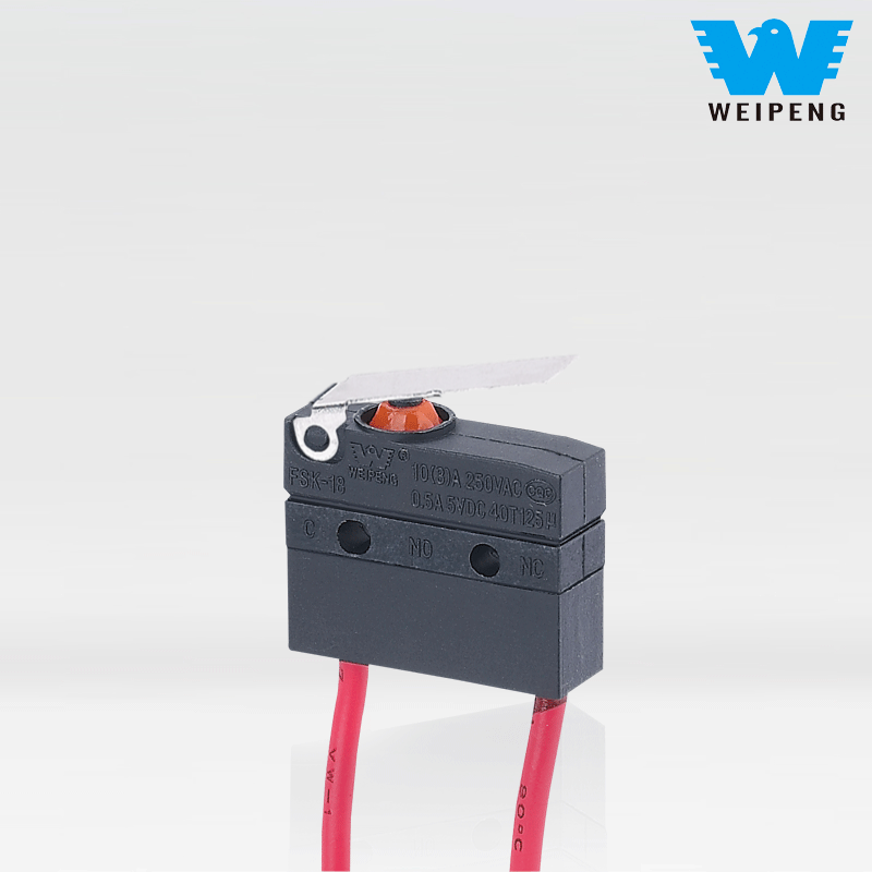 Vattentät mikrobrytare med ledningar för vattenpumpsmotor