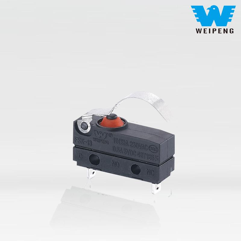 Weipeng 10A Side-Exit IP67 Bilbarnstol Micro Switch Tillverkare